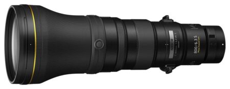 Objetivo sin espejo Nikon Z 800 mm f/6,3 VR S negro