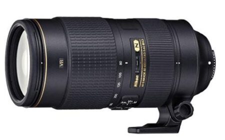 Objetivo Nikon AF-S FX Nikkor 80-400 mm f/4,5-5,6 G ED VR para cámaras réflex
